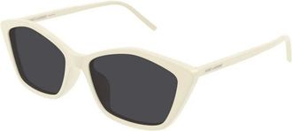Saint Laurent SL 775 Cat-Eye Zonnebril - unisex - Accessoires - Beige - Maat: 57 MM Polyamide
