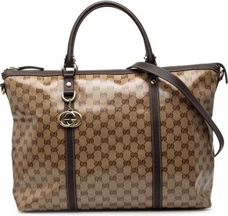 Gucci Pre-owned Gucci GG Crystal Charm Satchel Ladies 339550 502752