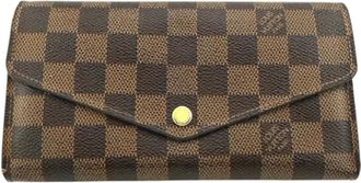 Louis Vuitton Pre-owned Wallets, female, Brown, Size: ONE SIZE Pre-owned Canvas wallets