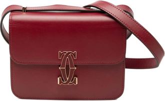 Cartier Pre-owned Cartier Mini Leather C de Cartier Crossbody Ladies WHEGBJVLEJB1M30B