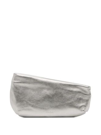 Mars&egrave;ll Fantasmi 3 metallic-effect wallet - unisex - Calf Leather - One Size - Silver
