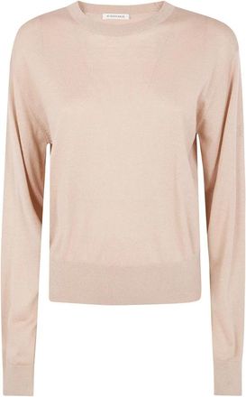 By Malene Birger Mantea Sweater - Dames - Ronde hals truien - Roze - XS - Wol - Truien & Vesten