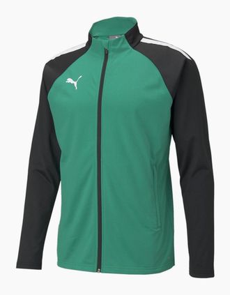 Puma Mens Mens Teamliga Training Jacket Tracksuit Top - Green - Size: 44/Regular