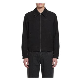 Second/Layer Bomber Jackets, male, Black, Size: L Herman Jacket