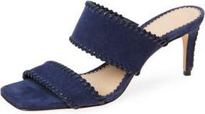 Cinq &agrave; Sept Sutton Whipstitch Sandal in Navy at Nordstrom Rack, Size 7.5Us / 37.5Eu