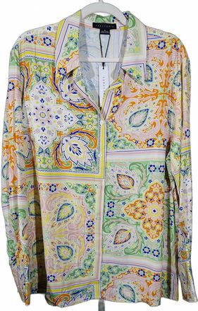 Sanctuary Womens Vintage Shirt In Scarf Paisley