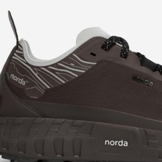 Norda Recycled Nylon Mesh Sneakers - Brown