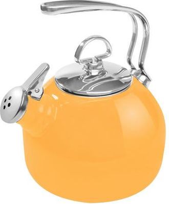 Chantal Classic Enamel-on-Steel Teakettle, 1.8 quart in Marigold at Nordstrom