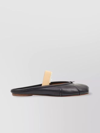 Maison Margiela leather tabi slippers