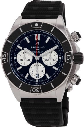 Breitling Super Chronomat B01 Chronograph Automatic Chronometer Black Dial Mens Watch AB0136251B1S1