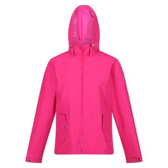 Regatta Womens Laiyah Waterproof Jackets Hooded Pink Fusion XS