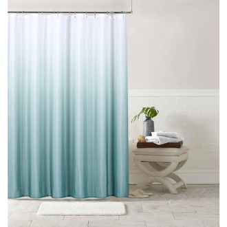 Dainty Home Ombr&eacute; Shower Curtain in Blue at Nordstrom Rack