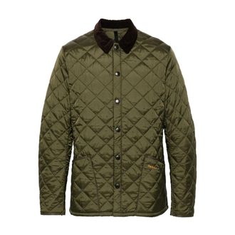 Barbour Heritage Liddesdale Gewatteerde Jas - Heren - Winterjassen - Groen - L - Katoen - Jassen