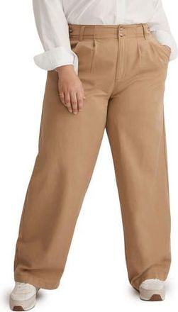 Madewell Harlow Wide Leg Pants in Seed Khaki at Nordstrom Rack, Size 14W