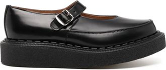 Comme Des Gar&ccedil;ons x George Cox leather mary janes - 1 BLACK