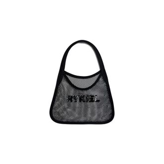 Sonia Rykiel Tassen, Dames, Zwart, ONE Size, Rhinestone Bag