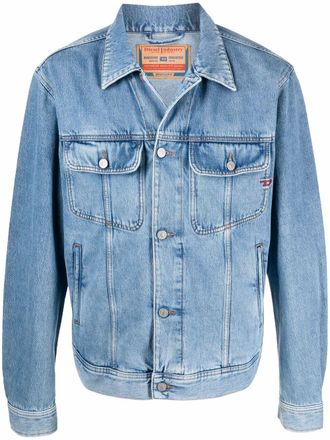 Diesel D-Barcy denim jack - Blauw