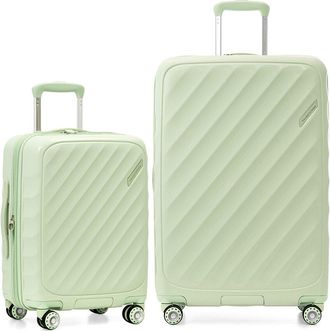 Travelers Choice Elm Expandable 2Pc Luggage Set