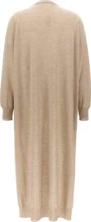 Max Mara Womens Beige Cashmere Cardigan Clothing