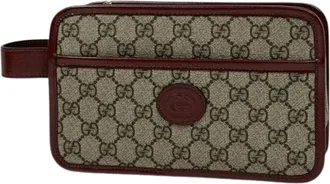 Gucci Pre-owned Clutches, male, Multicolor, Size: ONE SIZE Pre-owned Leather gucci-bags