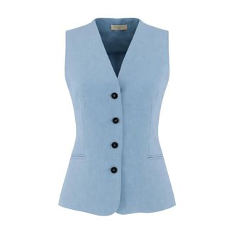 Antonelli Vests, female, Blue, Size: XS Jesi Waistcoat
