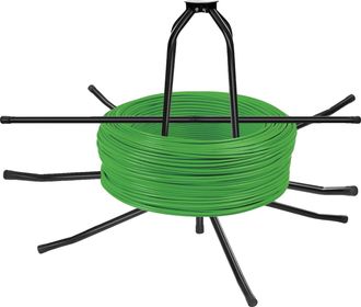 OEM Carrete Para Manguera De Calefacci&oacute;n Por Suelo Radiante, Di&aacute;metro Ajustable, Construcci&oacute;n De Acero Resistente, Color Negro