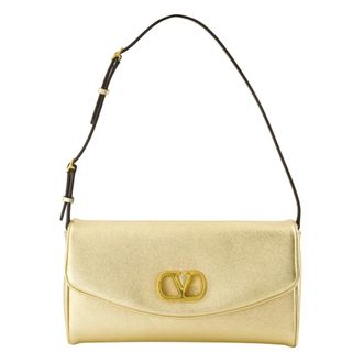 Valentino Garavani Shoulder Bags, female, Yellow, Size: ONE SIZE DeVain Shoulder Bag