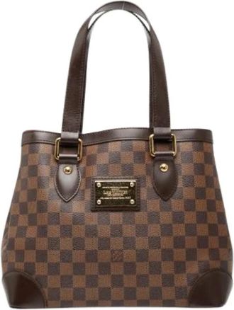 Louis Vuitton Pre-owned Vintage Tote - Dames - Vintage Shopper - Bruin - ONE Size - Leer - Vintage