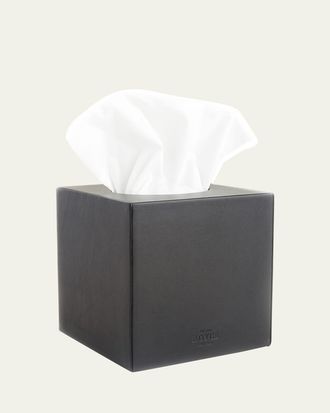 Royce Leather Personalized Leather Tissue Box Cover