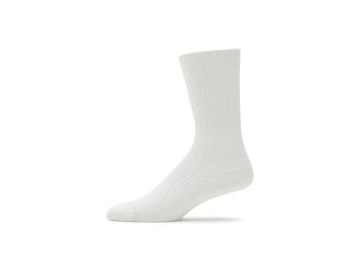 Smartwool Everyday Slouchy Rib Tall Crew Socks Sock White : LG (Womens Shoe 10-12.5), Merino/Nylon/Wool