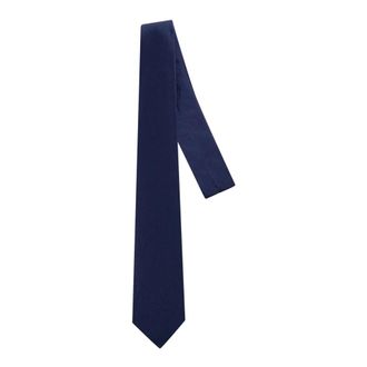 Corneliani Necktie - Heren - Accessoires - Blauw - Maat: ONE Size