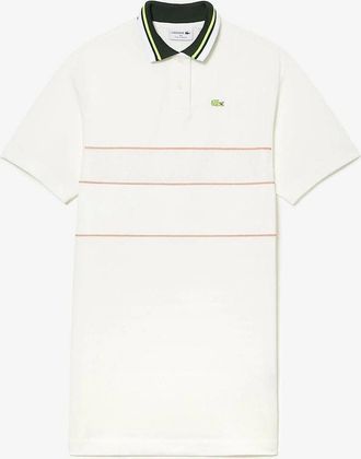Lacoste Womens French Made Polo Dress - Cream - Size: 14