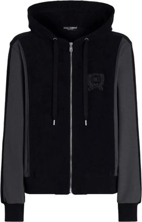 Dolce & Gabbana Felpa con zip - - Sweatshirts & Hoodies - Uomo - Blu - M