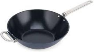 Joseph Joseph Wok Antiadherente Joseph Joseph Space De 32 Cm (12.5), Mango Plegable, Apto Para Inducci&oacute;n Y Horno Hasta 232&deg;c, F&aacute;cil Almacenamiento Y Cocina Saludabl