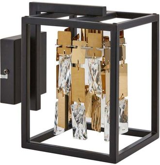 Lucande Wall Lightdimmable Arcan made of Stainless Steel for Hallway