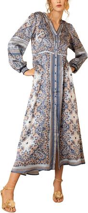 Hale Bob Isabela Silk-Blend Maxi Dress