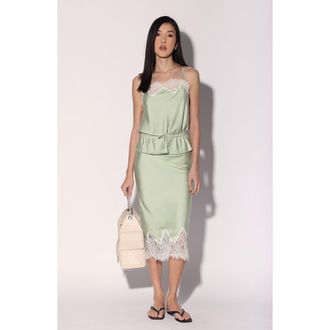 Walter Baker Carley Skirt in Kiwi at Nordstrom, Size 12