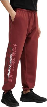 The North Face NSE Relaxed Joggers - Heren - Outdoor broeken - Rood - M - Katoen - Fitness