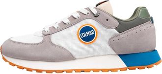 Colmar Blauwe Sneakers met Mesh Bovenwerk - Heren - Sneakers - Veelkleurig - 45 EU - Leer - Schoenen