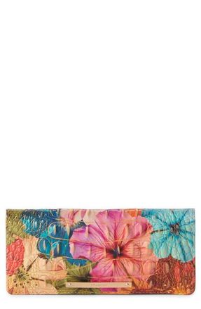 Brahmin Ady Croc Embossed Leather Wallet in Florita at Nordstrom