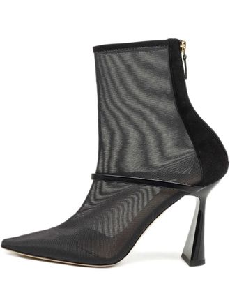 Malone Souliers mesh zip-fastening boots - Black