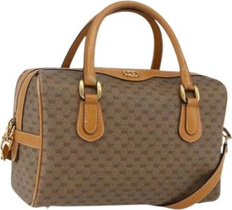 Gucci Pre-owned Handbags, female, Beige, Size: ONE SIZE Pre-owned Vintage Plastic Handbag