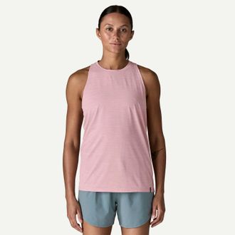 Patagonia Cap Cool Ultra Tank Top In Light Violet: Quiet Violet X-Dye