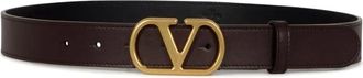 Valentino Garavani Cintura con fibbia - Marrone
