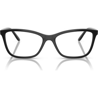 Vogue Eyewear 54mm Butterfly Optical Glasses in Black at Nordstrom