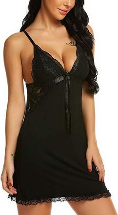 Generic Underwear Sexy Body Suits Tileless Women Sleepwear Underwear Baby Doll Sexy Lingerie Turquoise, black, XXXL