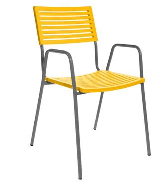 Schubiger M&ouml;bel Gartenstuhl Bodensee Lamello mit Armlehne