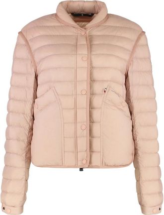 Moncler Down Jackets, female, Pink, Size: XS Madulain Short Down Jacket