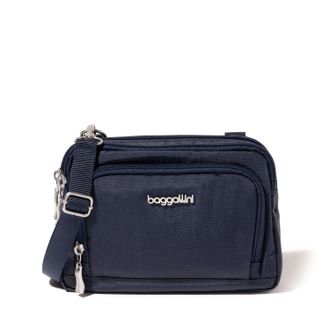 Baggallini Triple Zip Small Convertible Crossbody Bag