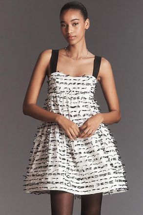 Maeve Sleeveless Textured Swing Mini Dress